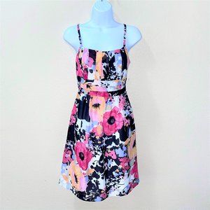 New York & Company Women's Floral Knee Length Sheath Dress, Size 2
